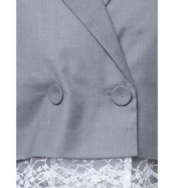 jouetie「ヘムレースショートジャケット【セットアップ対応】」|テーラードジャケット|