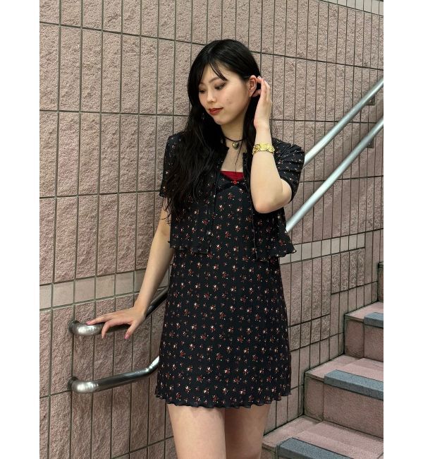 jouetie「ランジェリーフラワーキャミワンピース【セット対応】」|ワンピース|