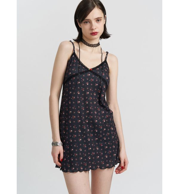 jouetie「ランジェリーフラワーキャミワンピース【セット対応】」|ワンピース|
