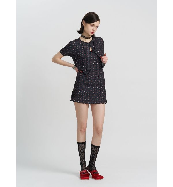 jouetie「ランジェリーフラワーキャミワンピース【セット対応】」|ワンピース|