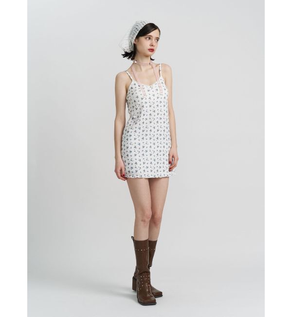 jouetie「ランジェリーフラワーキャミワンピース【セット対応】」|ワンピース|