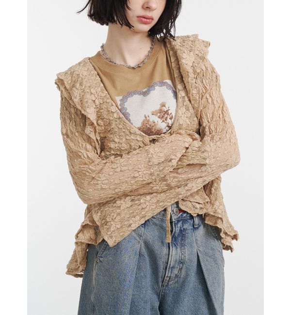 jouetie「ラッフルフリルレースブラウス」|シャツ・ブラウス|