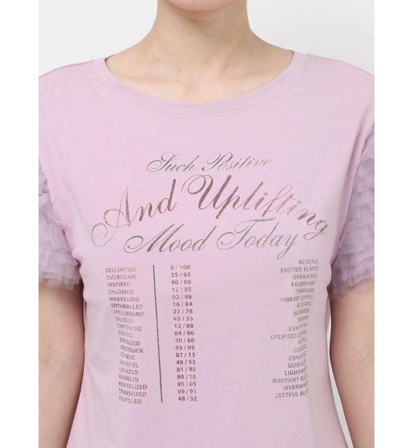 jouetie「フリルチュールドッキングTシャツ」|Tシャツ・カットソー|