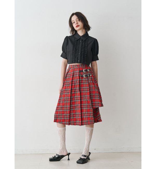 jouetie「クロップドフリルブラウス」|シャツ・ブラウス|