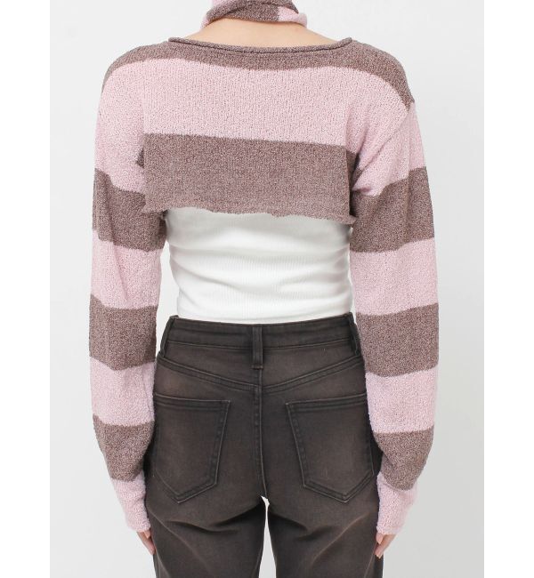 jouetie「ストールセットショートカーデ」|カーディガン|