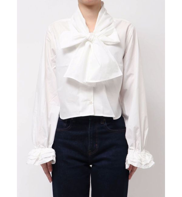 jouetie「スリーブフリルビッグボウタイブラウス」|シャツ・ブラウス|