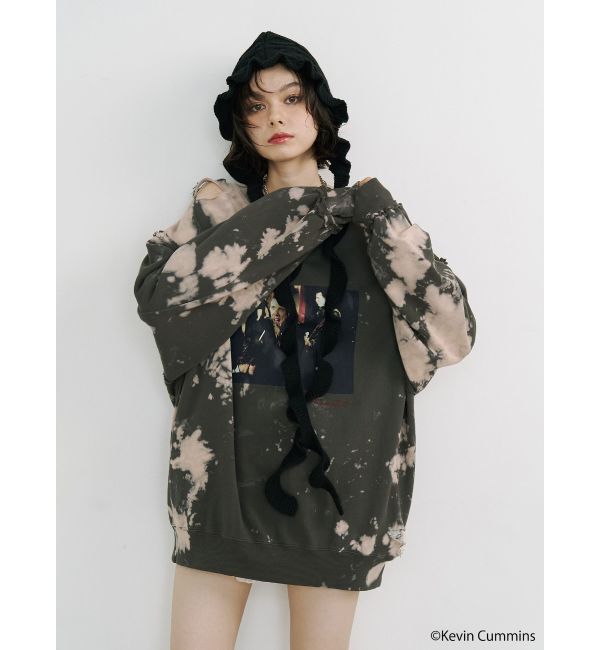jouetie「【KevinCummins&times;jouetie】フォトダメージプルオーバー」|パーカー|