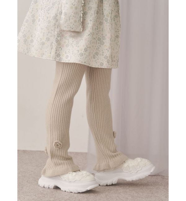 merry jenny「お花のリブニットパンツ」|その他|