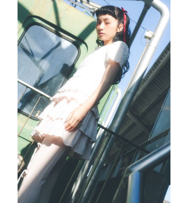 merry jenny「リボンフレアリブパンツ」|その他|