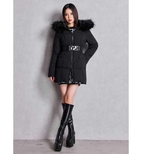 GYDA「ストレッチチャンキーブーツ」|ロングブーツ|