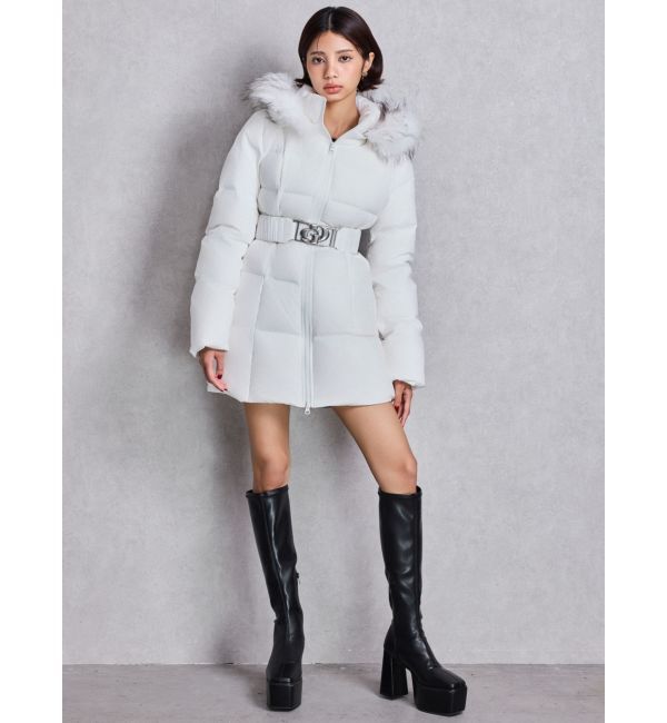 GYDA「ストレッチチャンキーブーツ」|ロングブーツ|