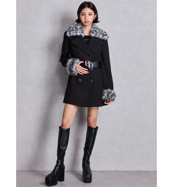 GYDA「ストレッチチャンキーブーツ」|ロングブーツ|