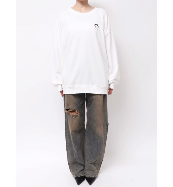 GYDA「BETTY&times;GYDA GLITTER embroideryプルオーバー」|スウェット・ジャージ|