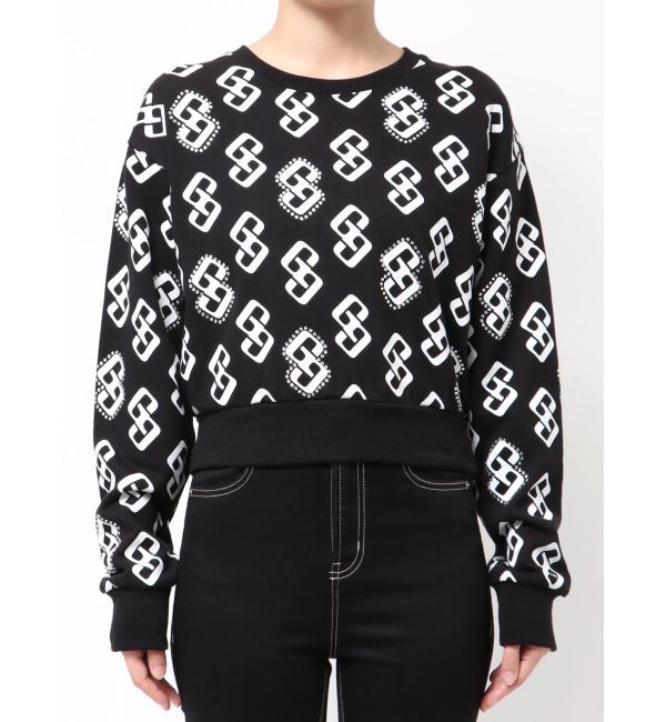 GYDA「GG pattern bijouスウェットトップス」|スウェット・ジャージ|