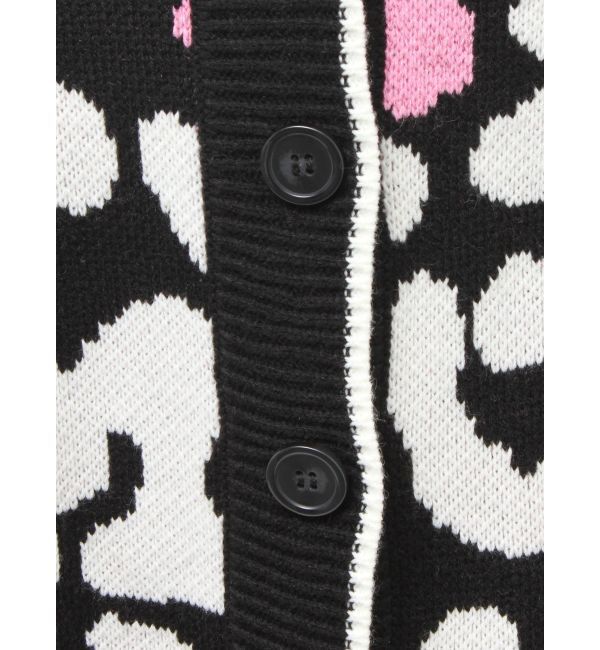 GYDA「ラメGレオパードニットカーディガン」|カーディガン|