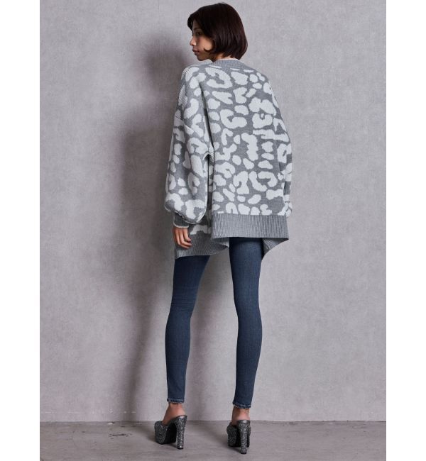 GYDA「ラメGレオパードニットカーディガン」|カーディガン|