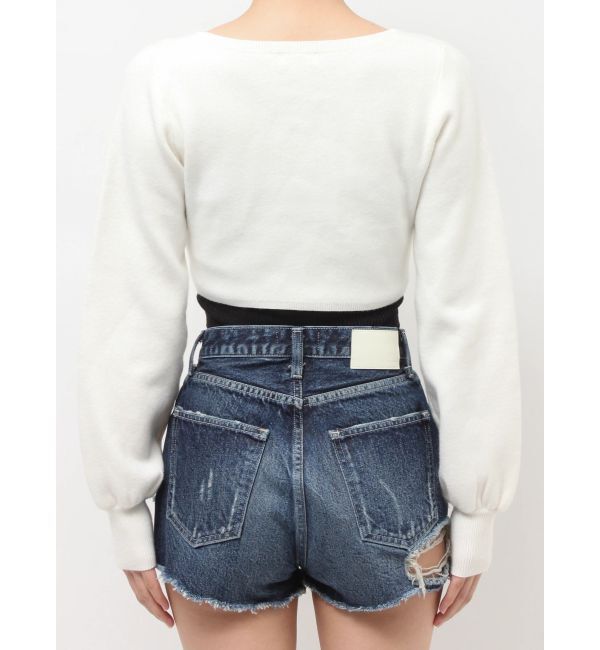 GYDA「GG bijou beltニットボレロ」|カーディガン|