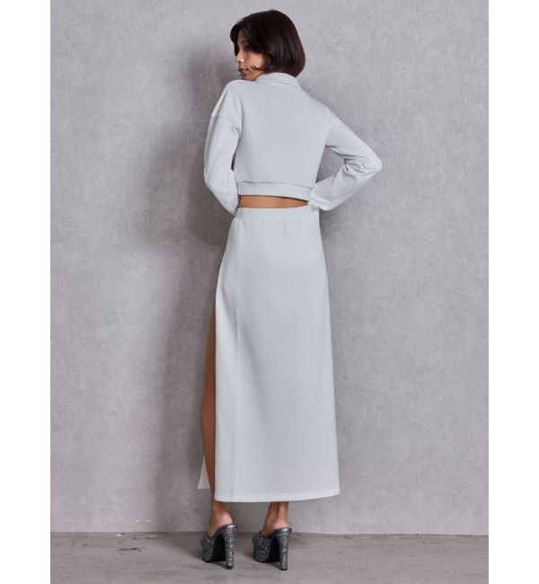 GYDA「sacred edge crossハーフZIPショートスウェットトップス」|スウェット・ジャージ|