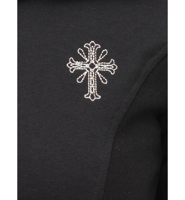 GYDA「sacred edge crossハーフZIPショートスウェットトップス」|スウェット・ジャージ|
