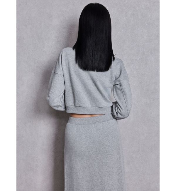 GYDA「sacred edge crossハーフZIPショートスウェットトップス」|スウェット・ジャージ|