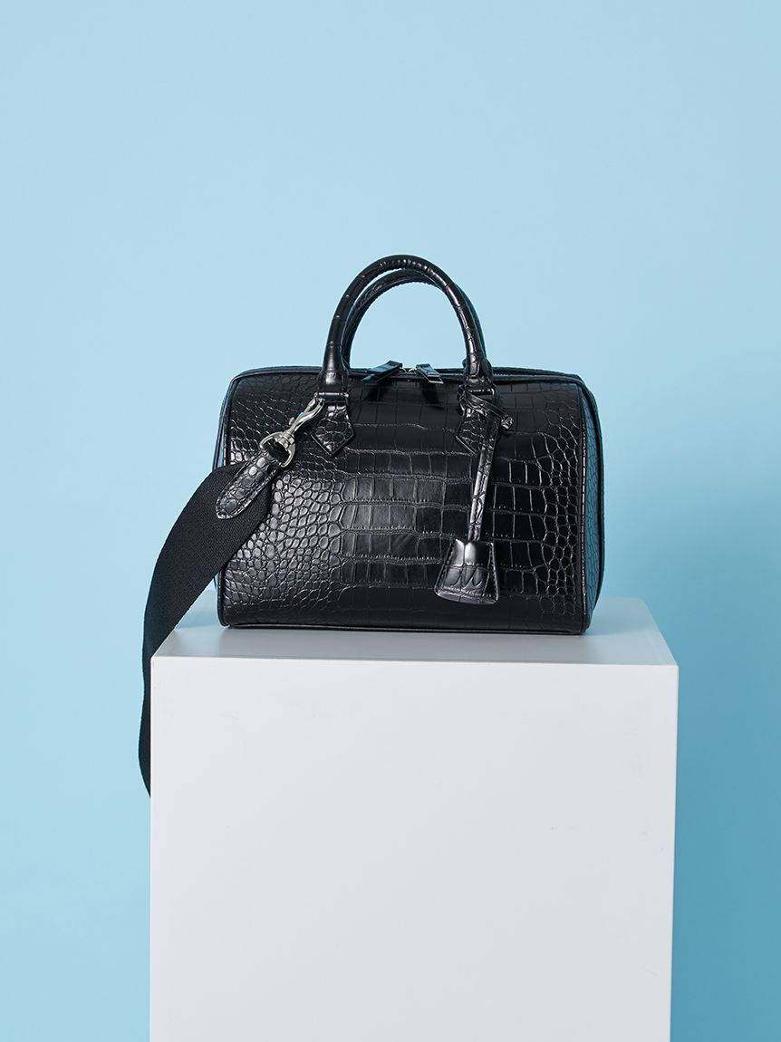 Mila Owen「ショルダー付きボストンバッグ」|ボストンバッグ|BLK