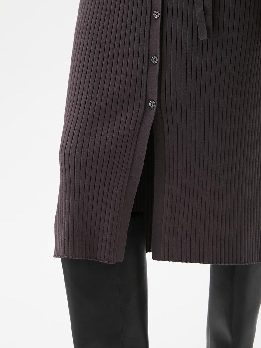 Mila Owen「ワイドリブロングカーディガン」|カーディガン|