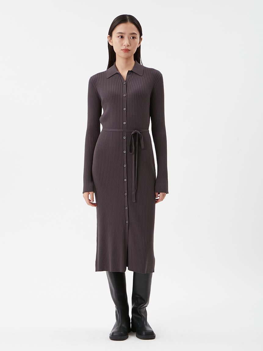 Mila Owen「ワイドリブロングカーディガン」|カーディガン|