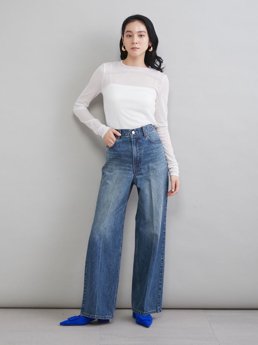 Mila Owen「ウールテンセルシアーロングＴシャツ」|Tシャツ・カットソー|