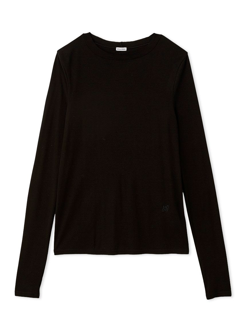 Mila Owen「ウールテンセルシアーロングＴシャツ」|Tシャツ・カットソー|BLK
