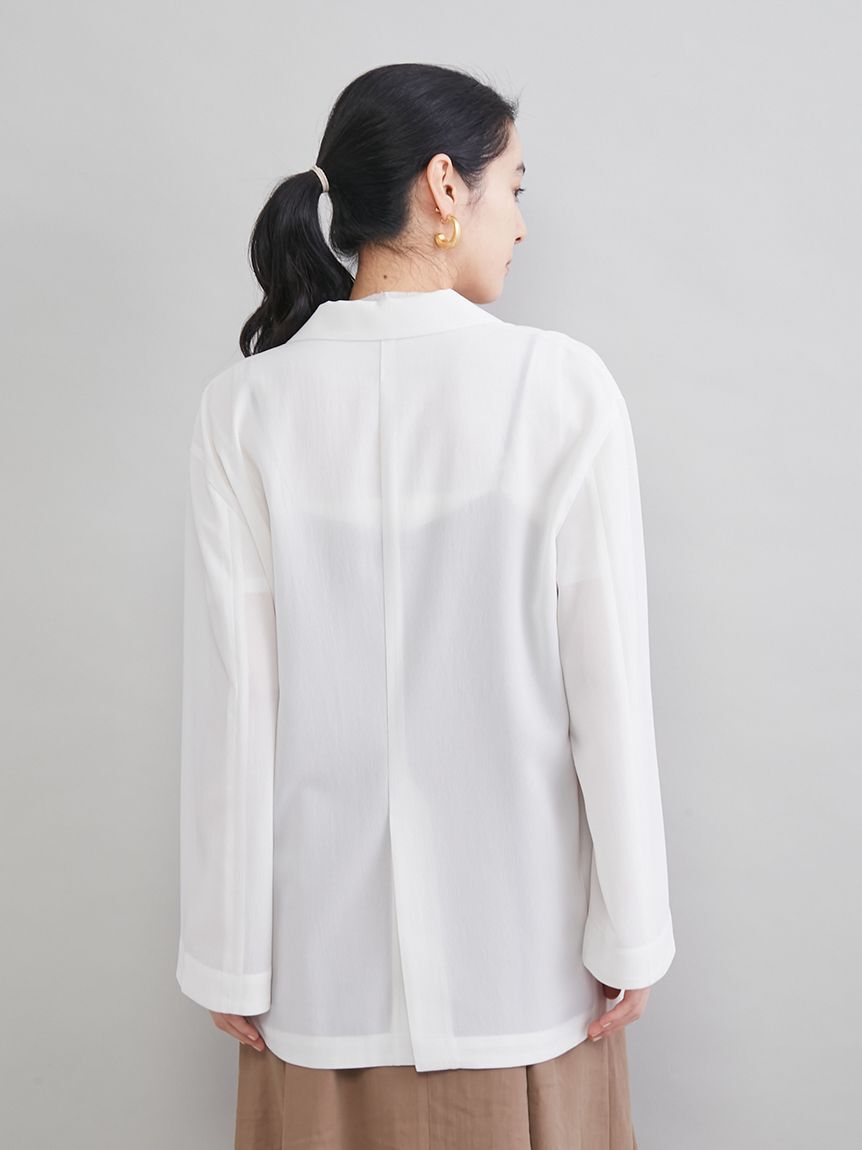 Mila Owen「シアーテーラードジャケット」|テーラードジャケット|