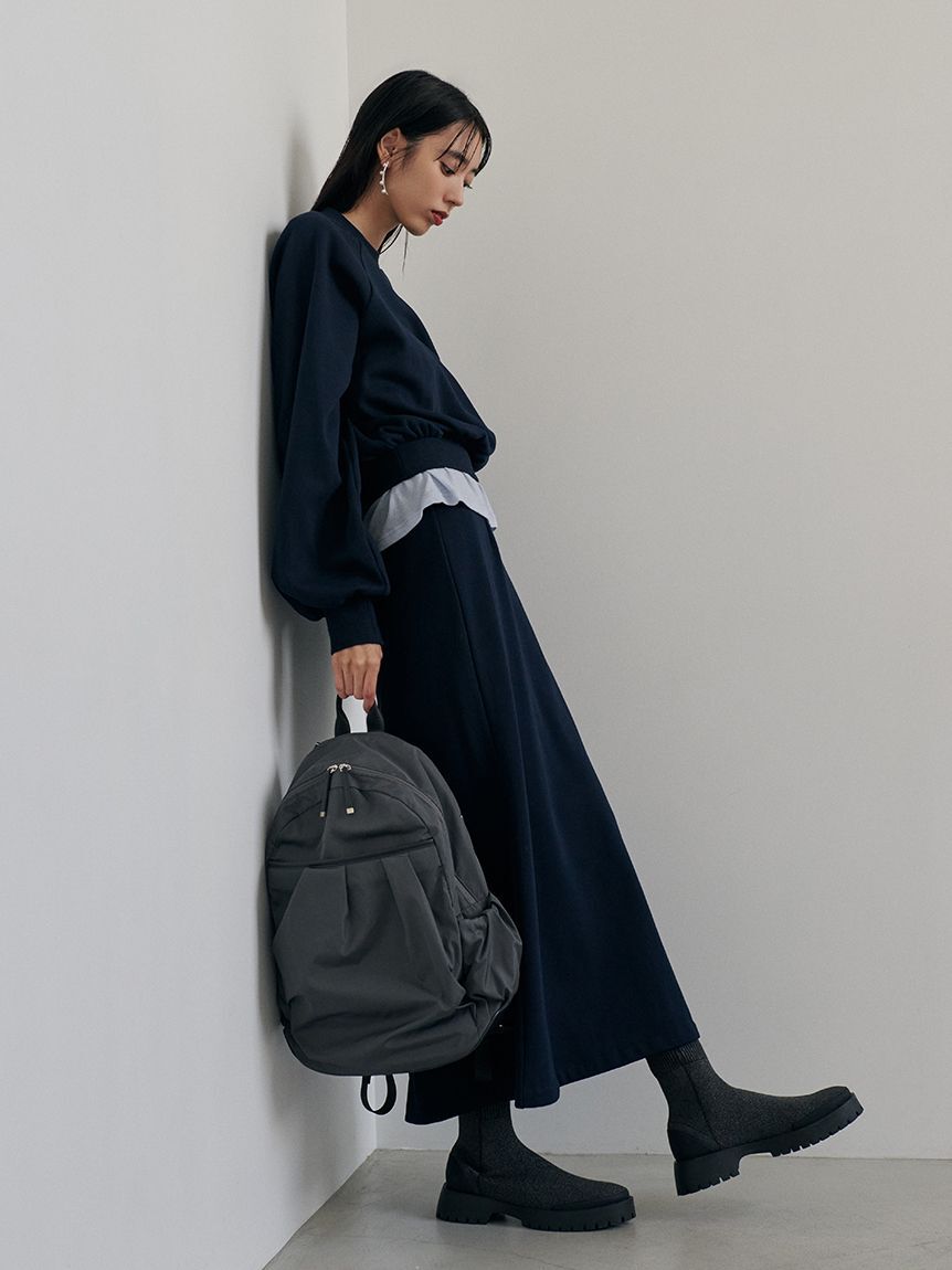 emmi atelier「eco ニットブーツ」|ショートブーツ|