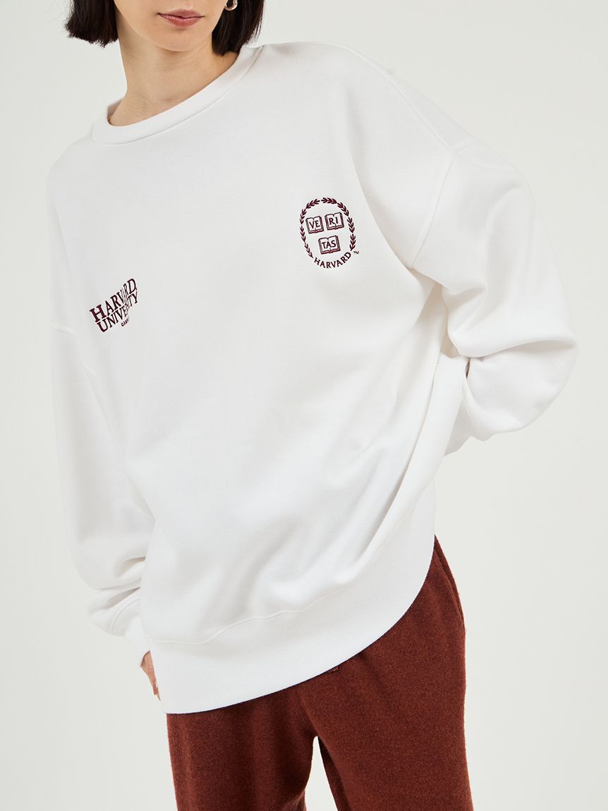 emmi「【emmi&times;GOOD ROCK SPEED】カレッジワイドボディクルースウェット」|スウェット・ジャージ|WHT