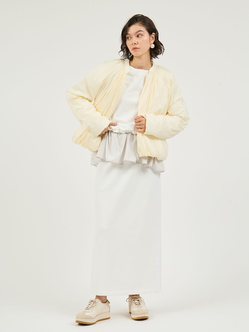 emmi atelier「Re.WAR（TM）シアーギャザー中わたブルゾン」|ブルゾン・スタジャン|