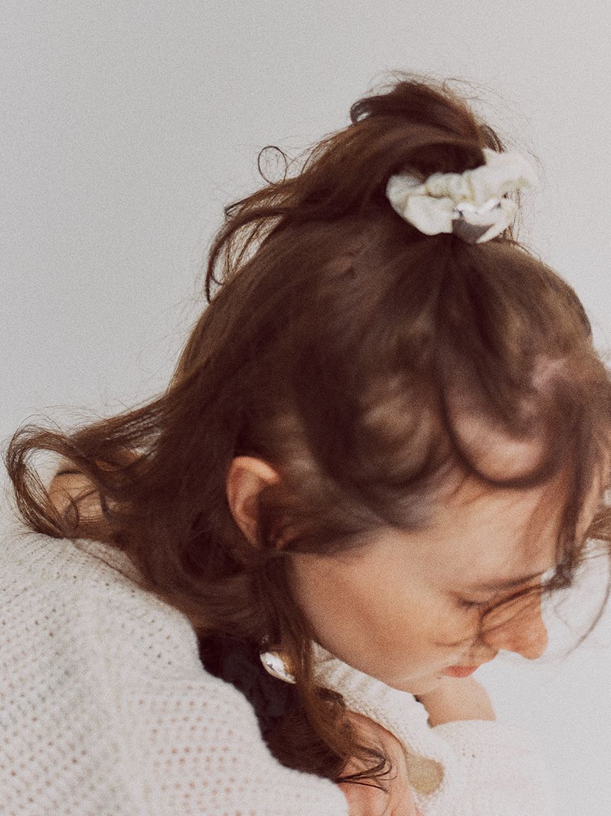 emmi atelier「【HEART】 【ONLINE限定カラーあり】ハートエンブロイダリーニット」|ニット・セーター|