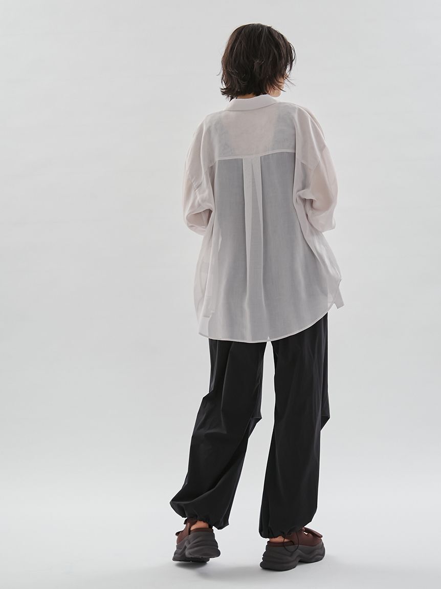 emmi atelier「2wayシアーシャツ」|シャツ・ブラウス|