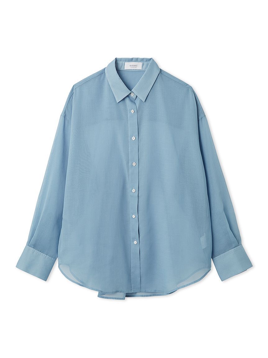 emmi atelier「2wayシアーシャツ」|シャツ・ブラウス|BLU