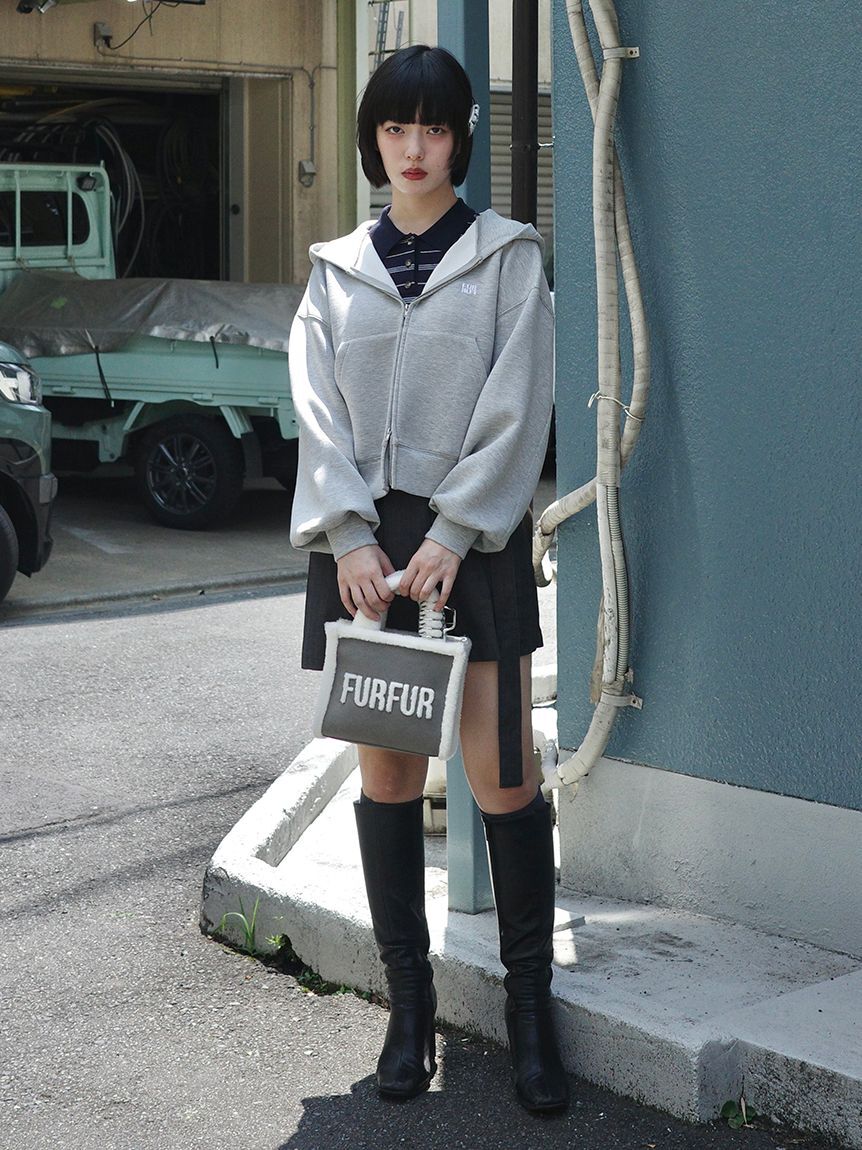 FURFUR「【WEB・一部店舗限定カラー】ムートンロゴトートバッグ」|トートバッグ|