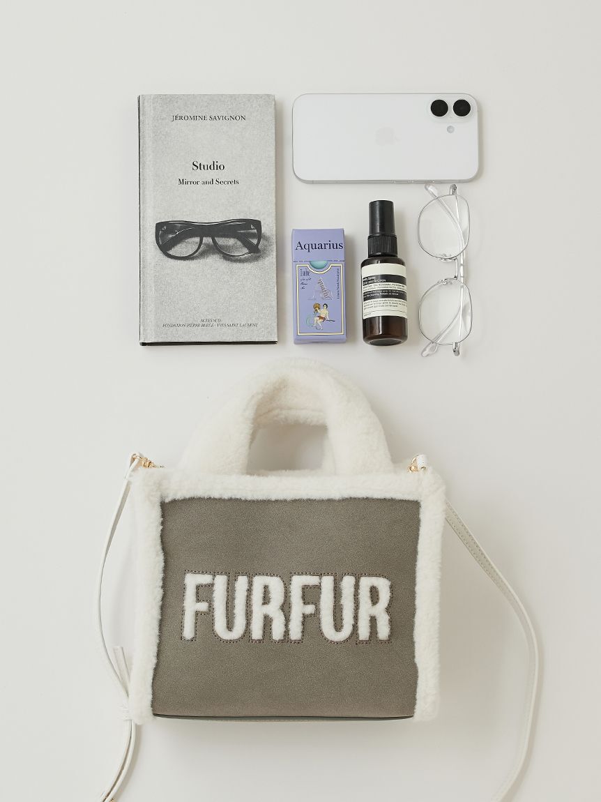 FURFUR「【WEB・一部店舗限定カラー】ムートンロゴトートバッグ」|トートバッグ|CGRY