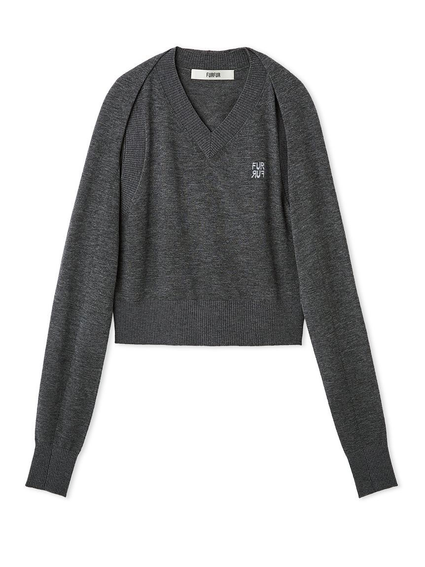 FURFUR「ボレロレイヤーベストセット」|ダウンベスト・ベスト|GRY