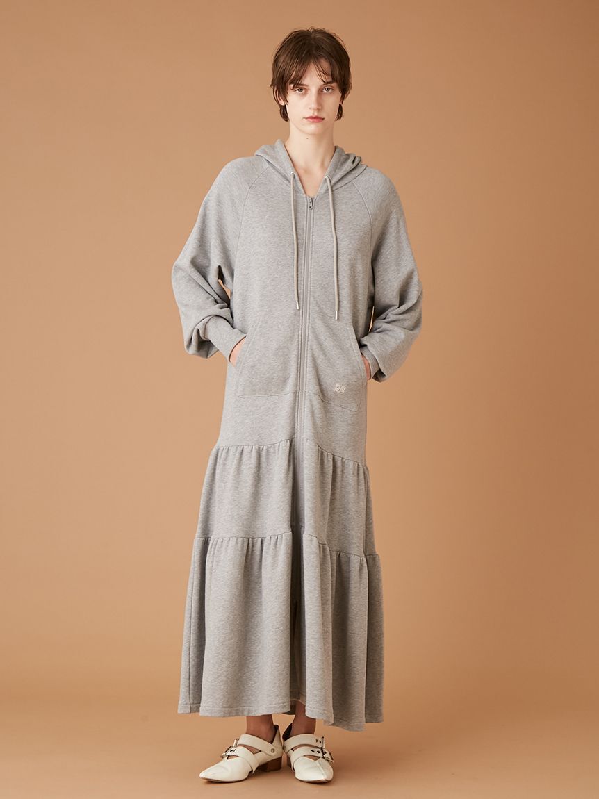 FURFUR「フーディーティアードワンピース」|ワンピース|