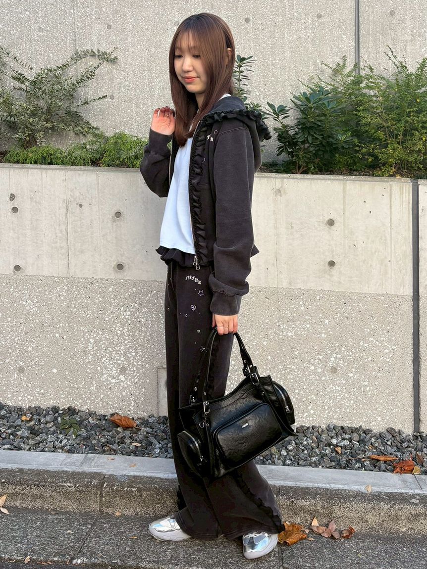 FURFUR「フリルジップアップフーディー」|パーカー|