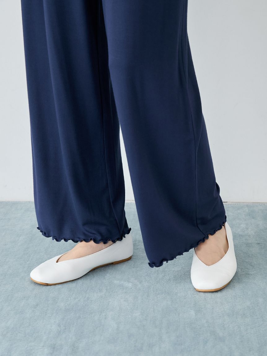 gelato pique「レーヨンロゴメローロングパンツ」|ルームウェア|