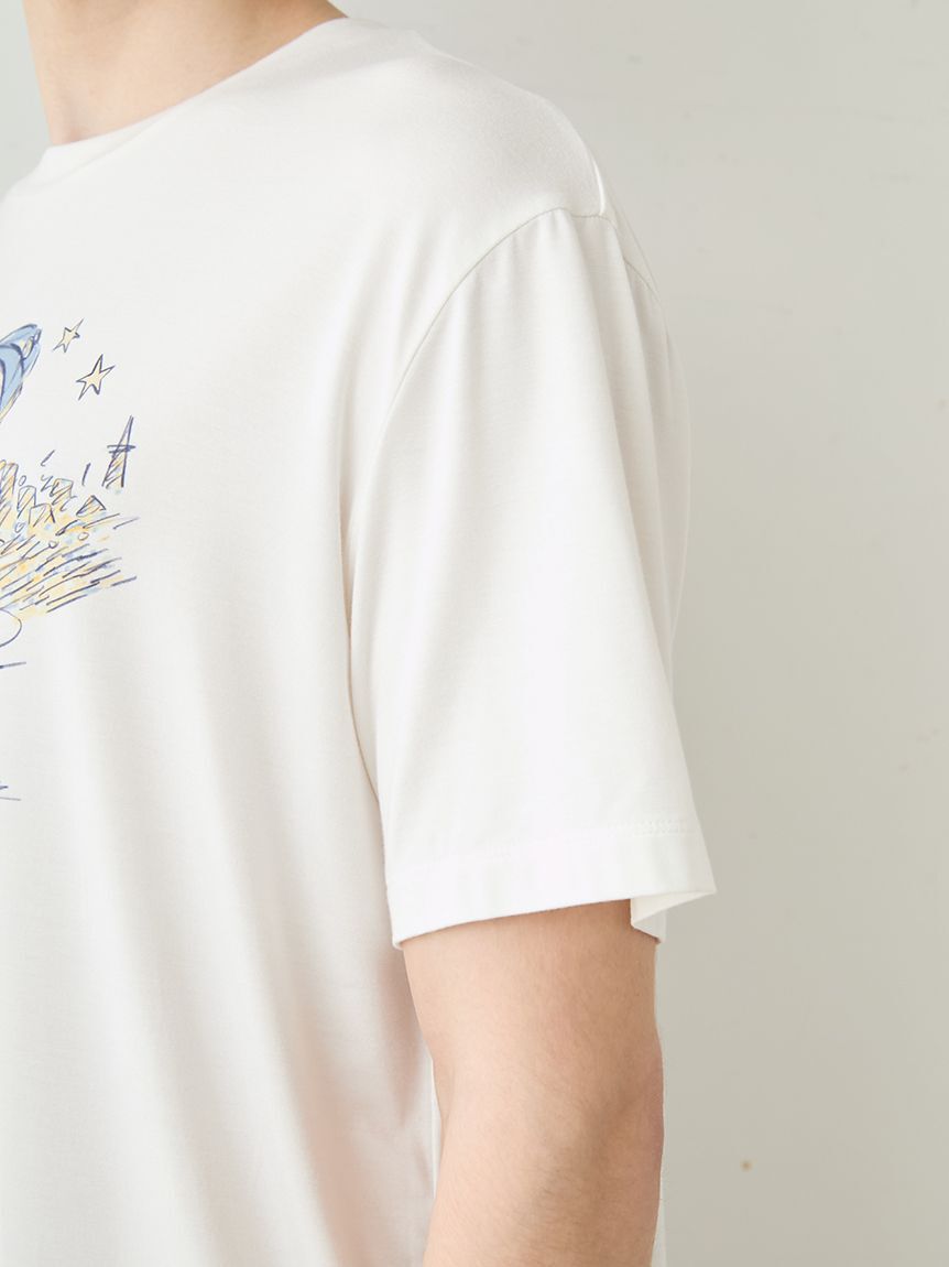 GELATO PIQUE HOMME「【HOMME】スタービークルワンポイントTシャツ」|ルームウェア|