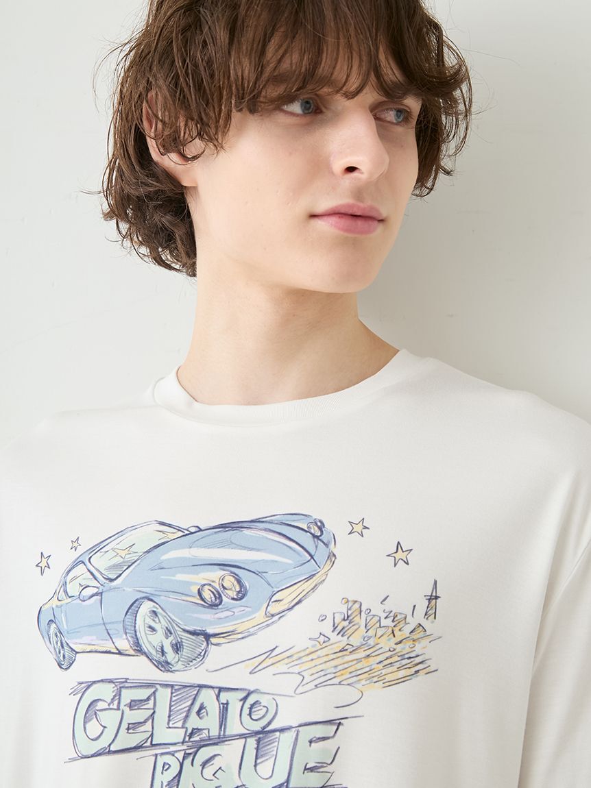 GELATO PIQUE HOMME「【HOMME】スタービークルワンポイントTシャツ」|ルームウェア|