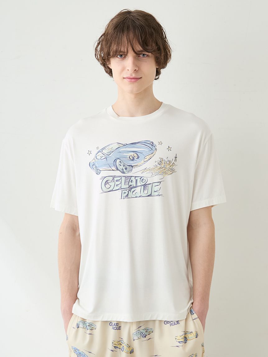 GELATO PIQUE HOMME「【HOMME】スタービークルワンポイントTシャツ」|ルームウェア|