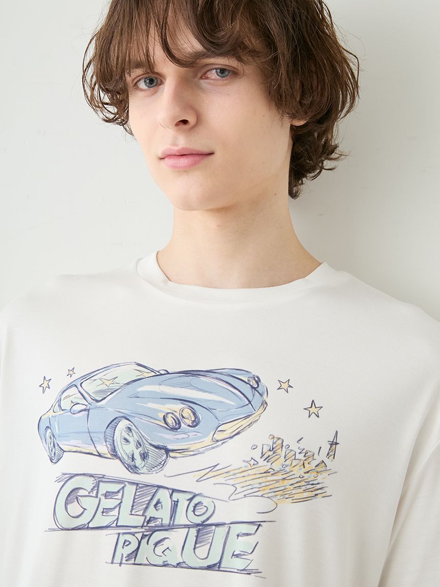 GELATO PIQUE HOMME「【HOMME】スタービークルワンポイントTシャツ」|ルームウェア|