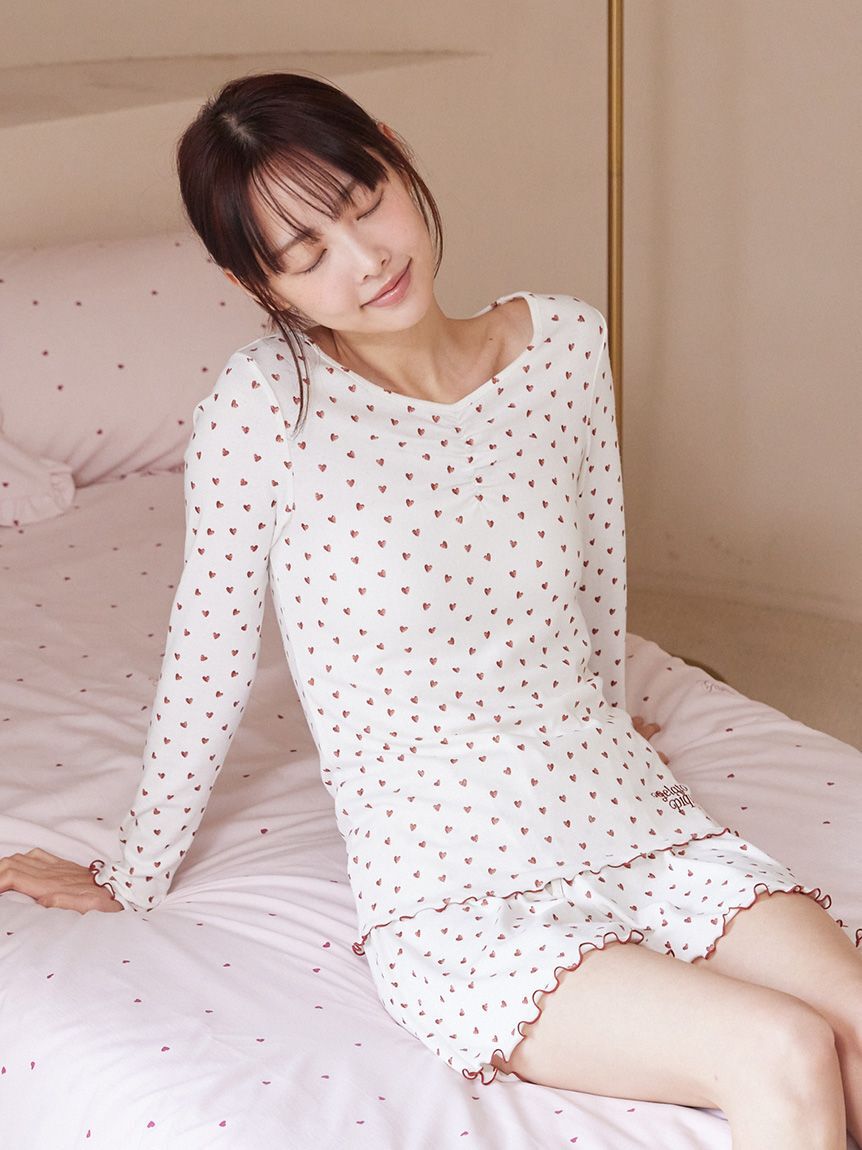 gelato pique「針抜きハート柄プルオーバー」|ルームウェア|OWHT