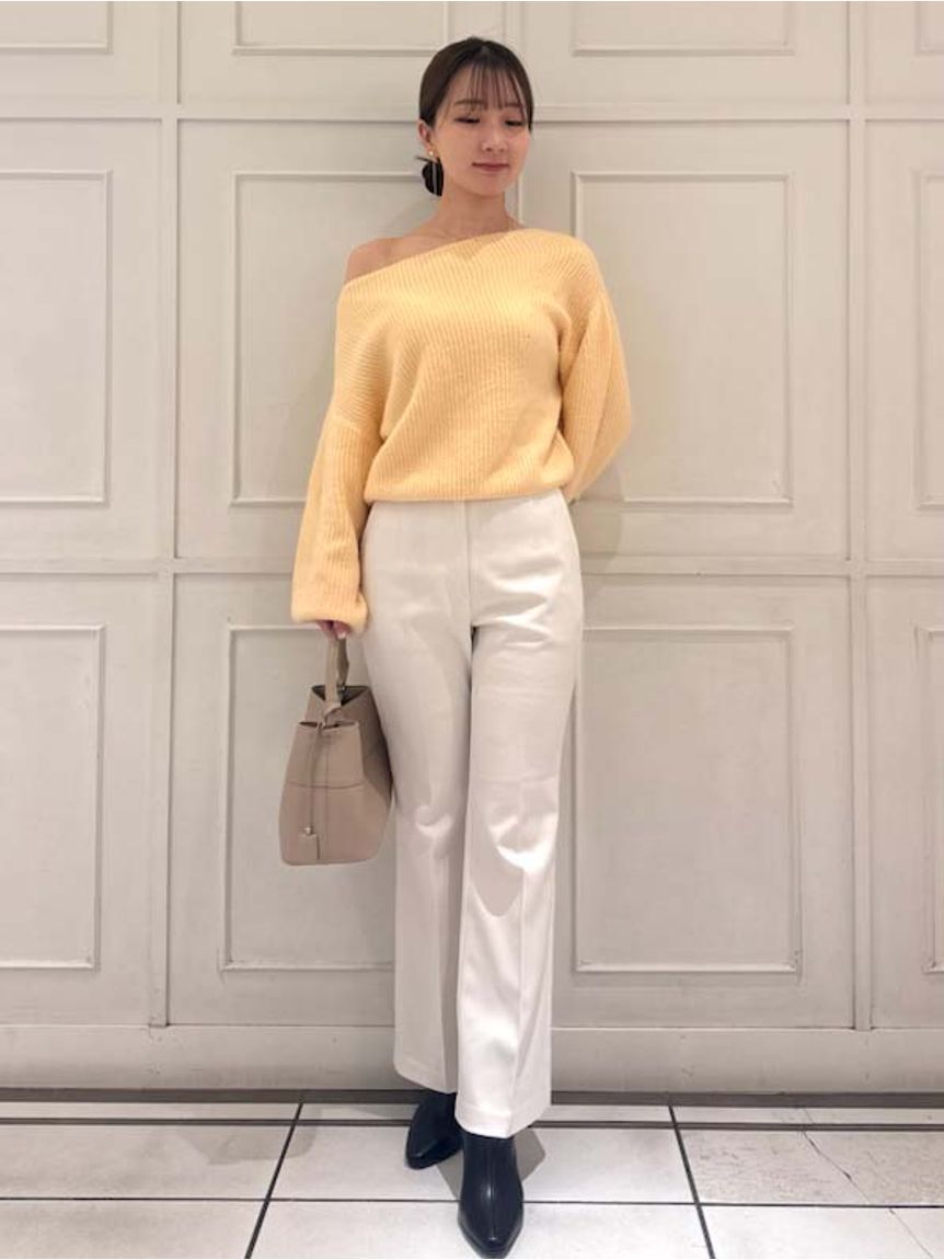 SNIDEL「美脚ストレッチパンツ」|チノ|