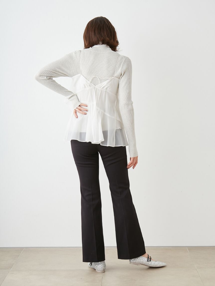 SNIDEL「美脚ストレッチパンツ」|チノ|