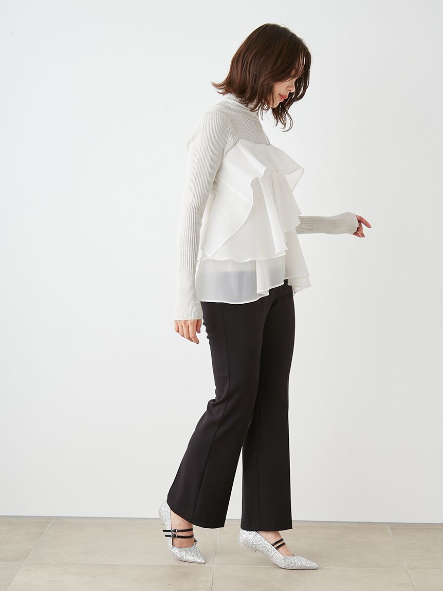 SNIDEL「美脚ストレッチパンツ」|チノ|